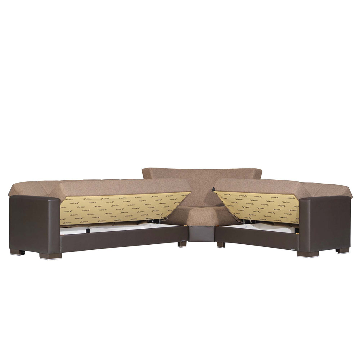 Ottomanson Armada - Upholstered Convertible Sectional With Storage - Chenille