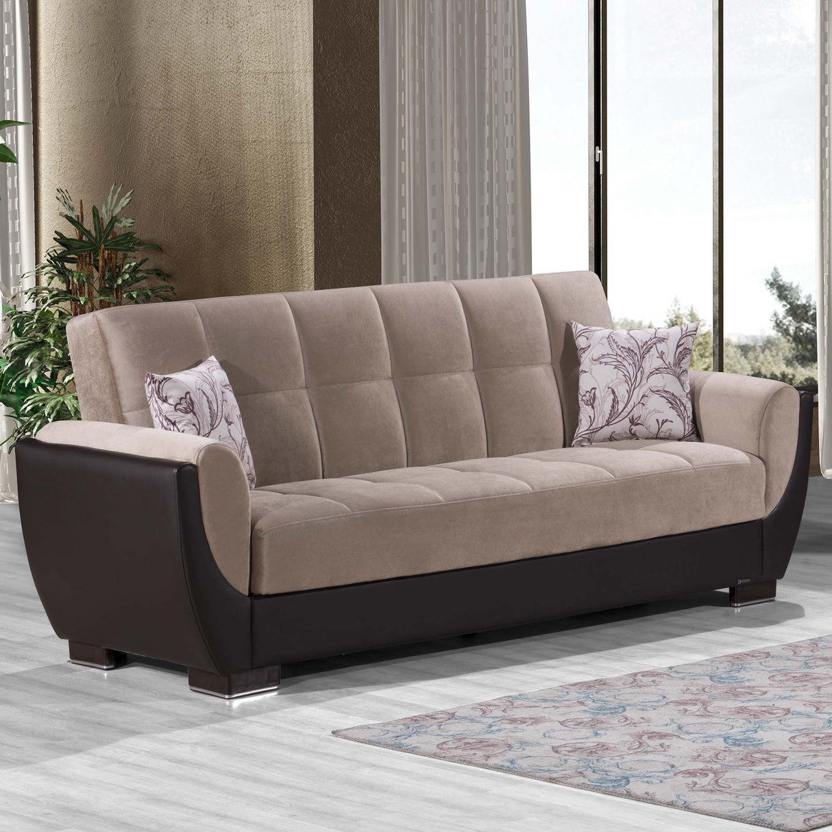 Ottomanson Armada Air - Upholstered Convertible Sofabed With Storage