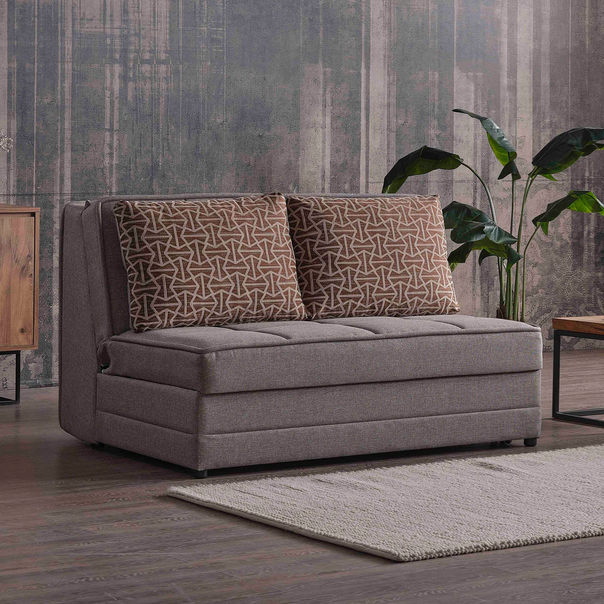 Ottomanson Studio - Convertible Loveseat With Storage