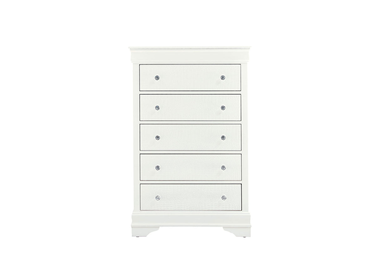 Pompei - Chest - Metallic White