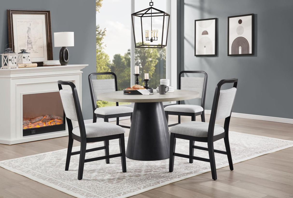 D178 - Dining Side Chair - Black