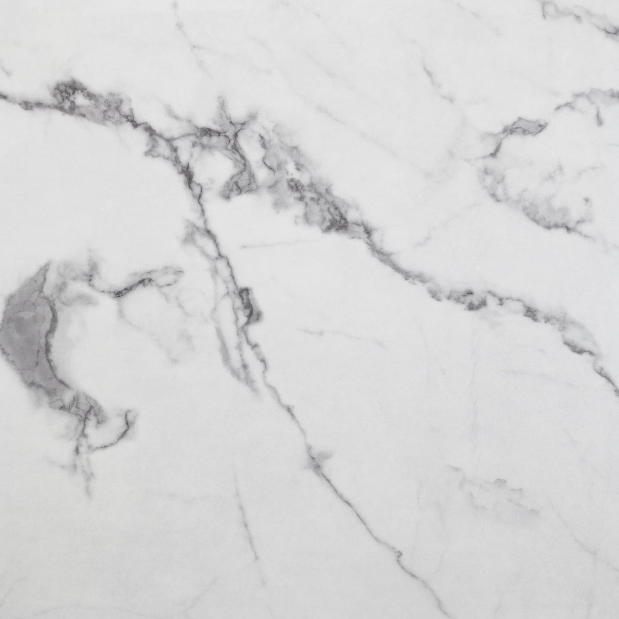 T111 - Chrome Coffee Table & 2 End Tables - White