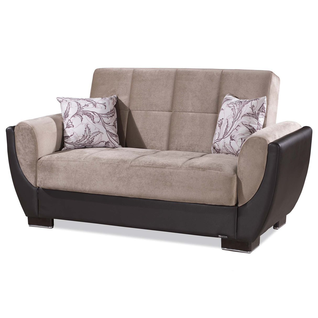Ottomanson Armada Air - Upholstered Convertible Loveseat With Storage