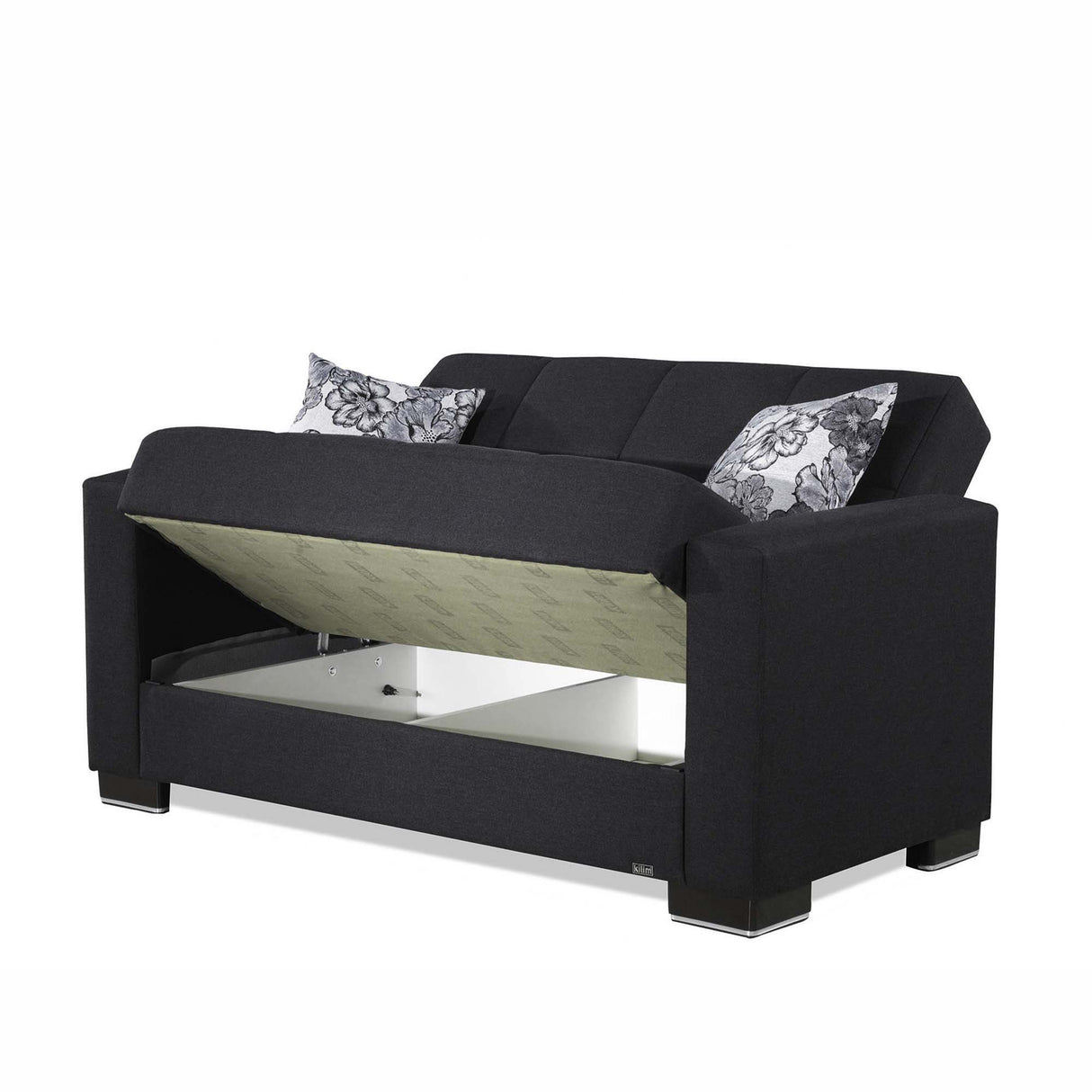 Ottomanson Armada - Upholstered Convertible Loveseat With Storage - Polyester