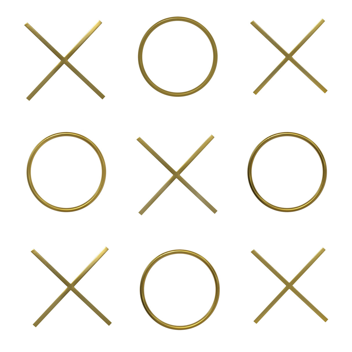 XOXO - Steel Wall Decor - Yellow