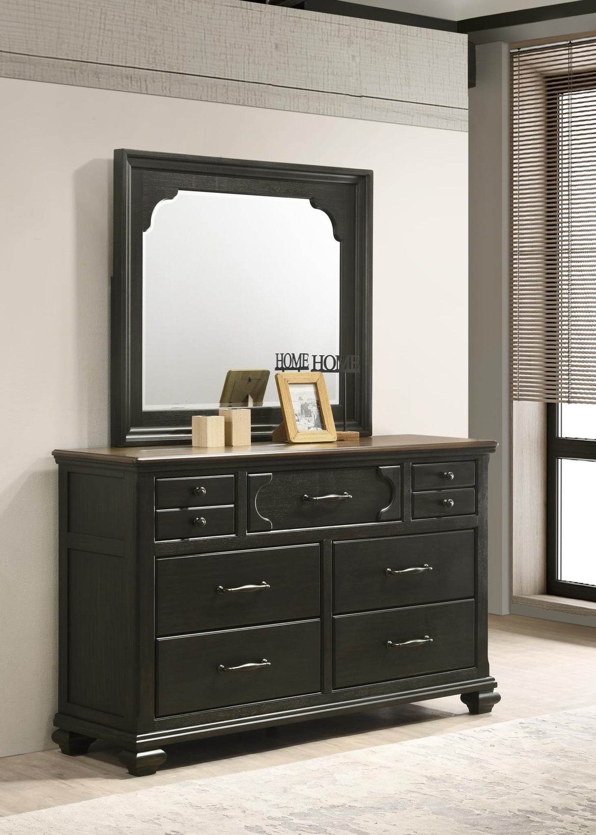B080 - Dresser - Charcoal Black