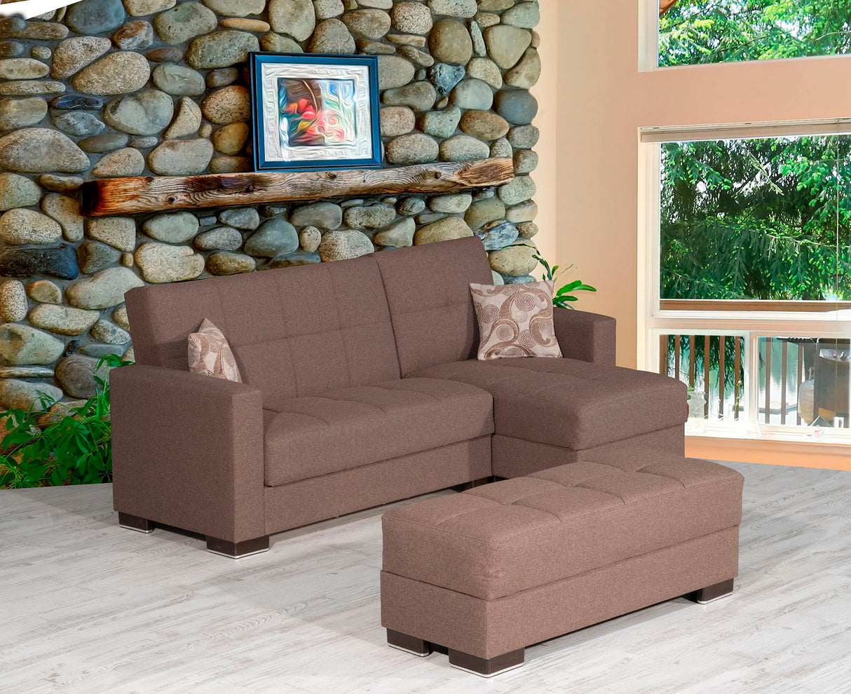 Ottomanson Armada - Upholstered Ottoman With Storage - Polyester