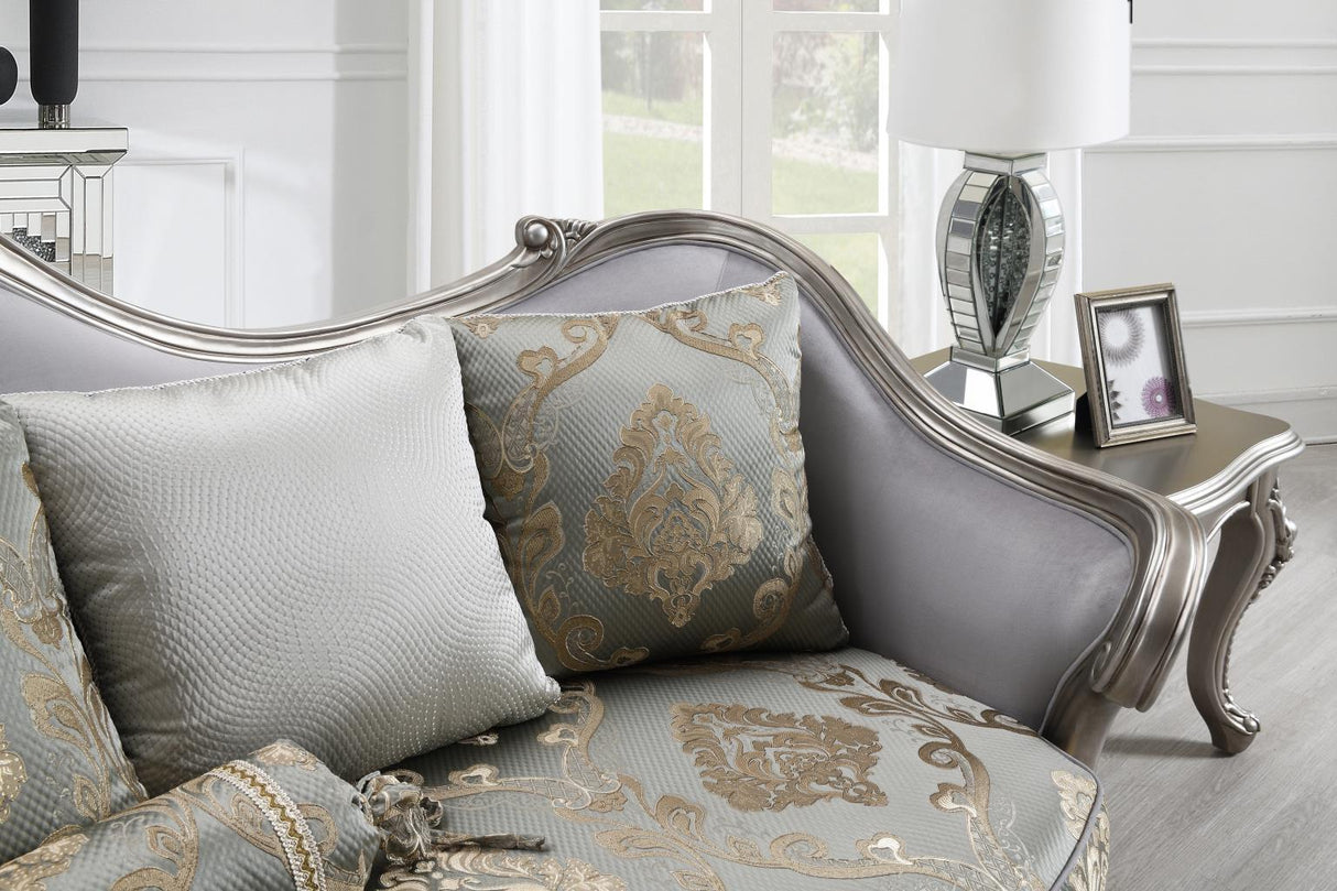 U198 - Traditional Sofa - Gray