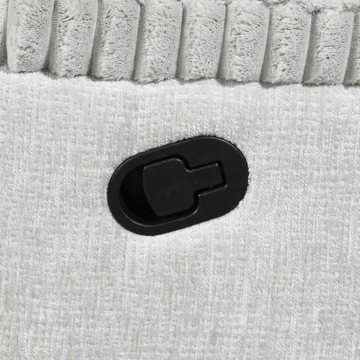 U182 - Corduroy Motion Loveseat - Gray