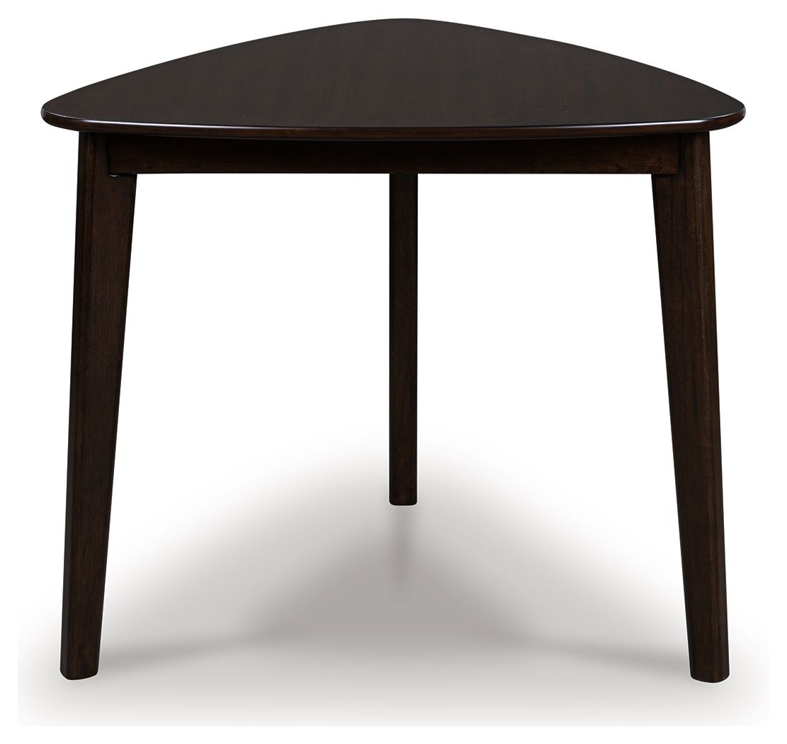 Mallenette - Triangle Dining Room Table - Merlot