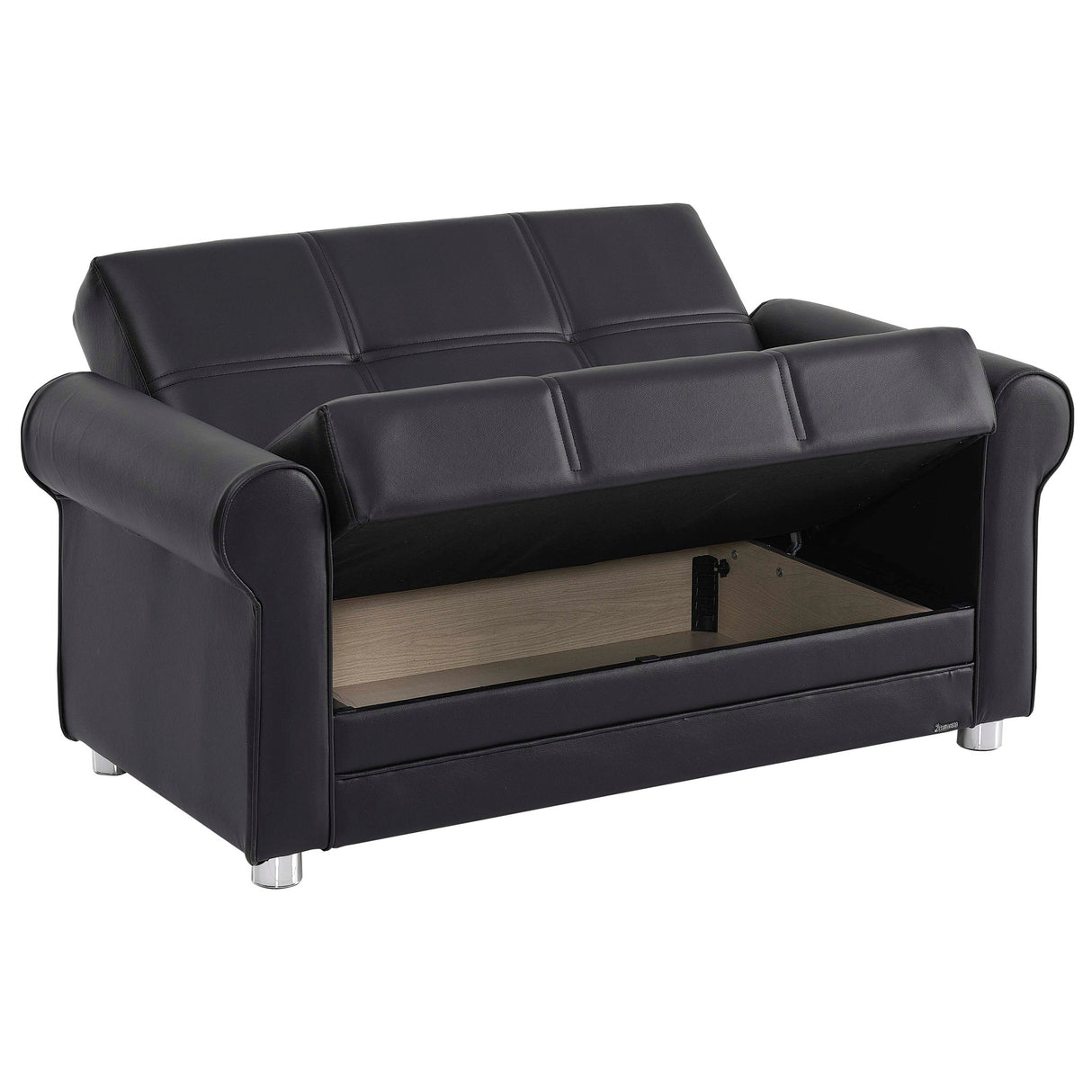 Ottomanson Avalon - Upholstered Convertible Loveseat With Storage