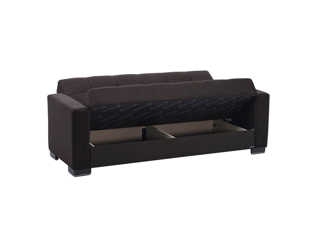 Ottomanson Armada - Upholstered Convertible Sofabed With Storage - Microfiber