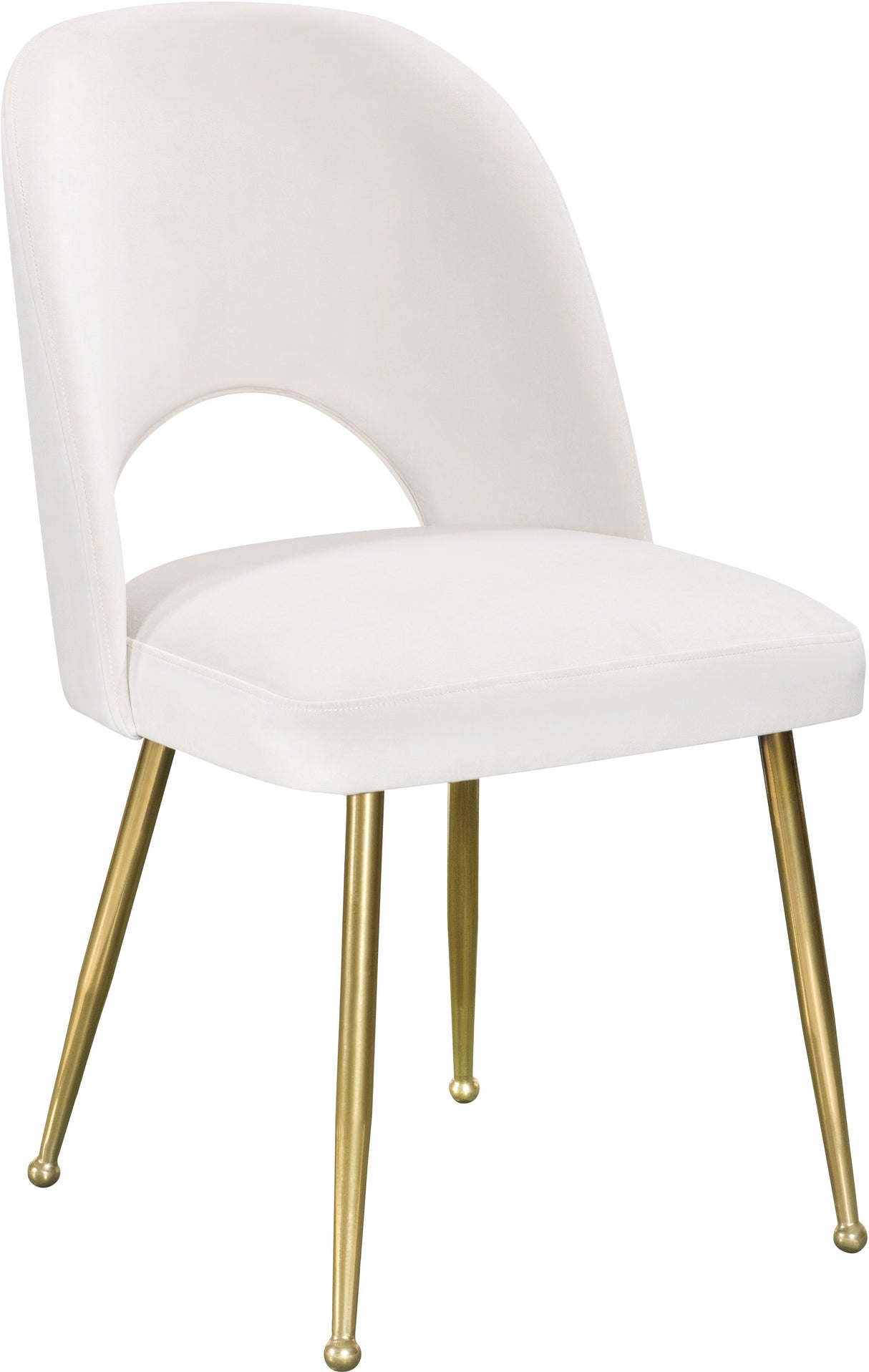 Logan - Dining Chair (Set of 2) - Gold Legs