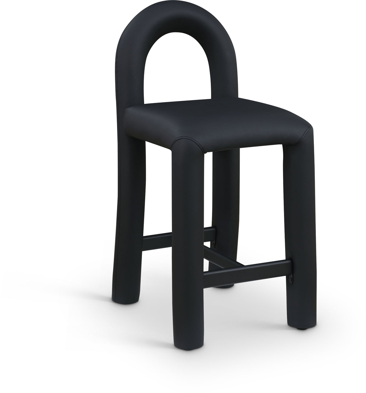 Amari - Faux Leather Stool