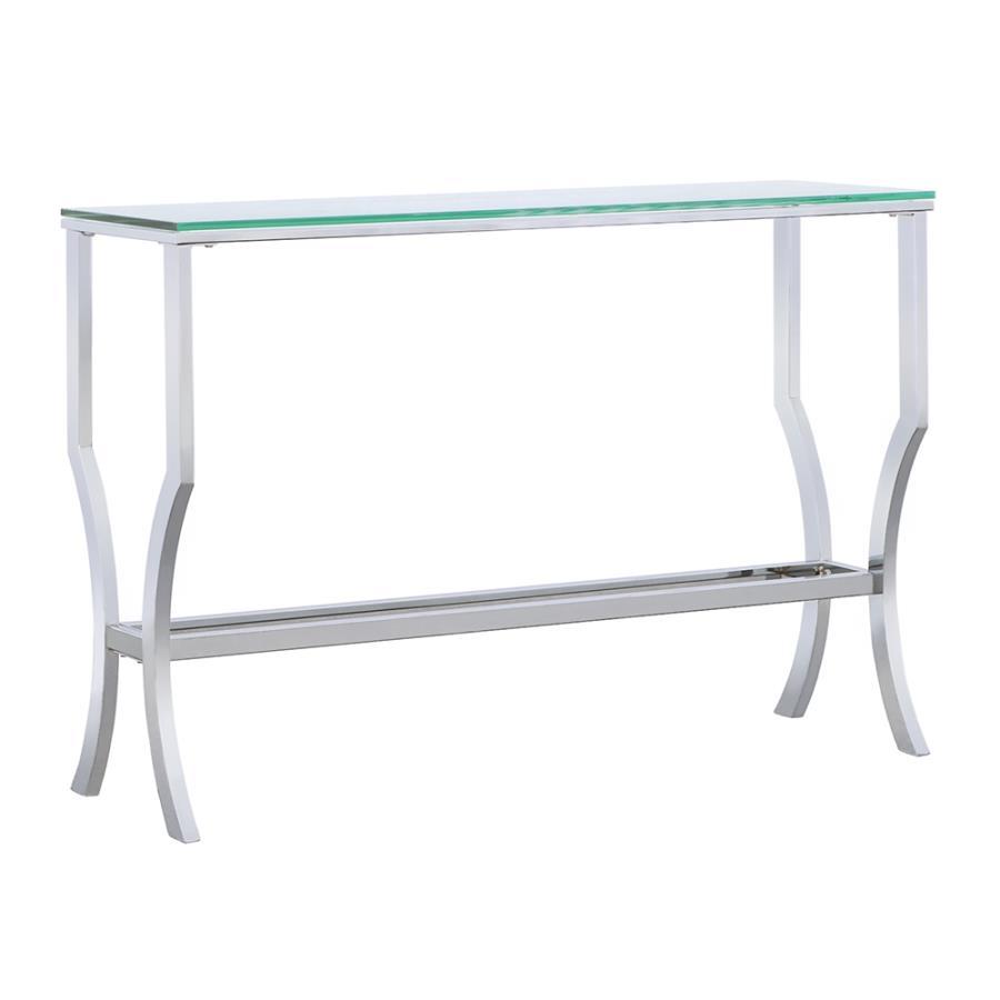 Saide - Rectangular Glass Top Table