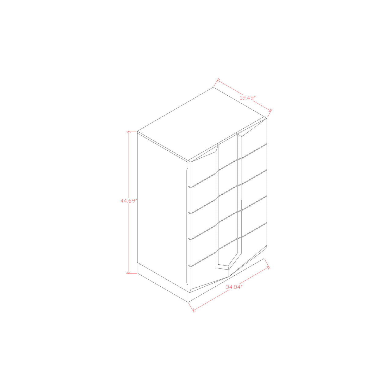 Vios - Zebra Chest - White