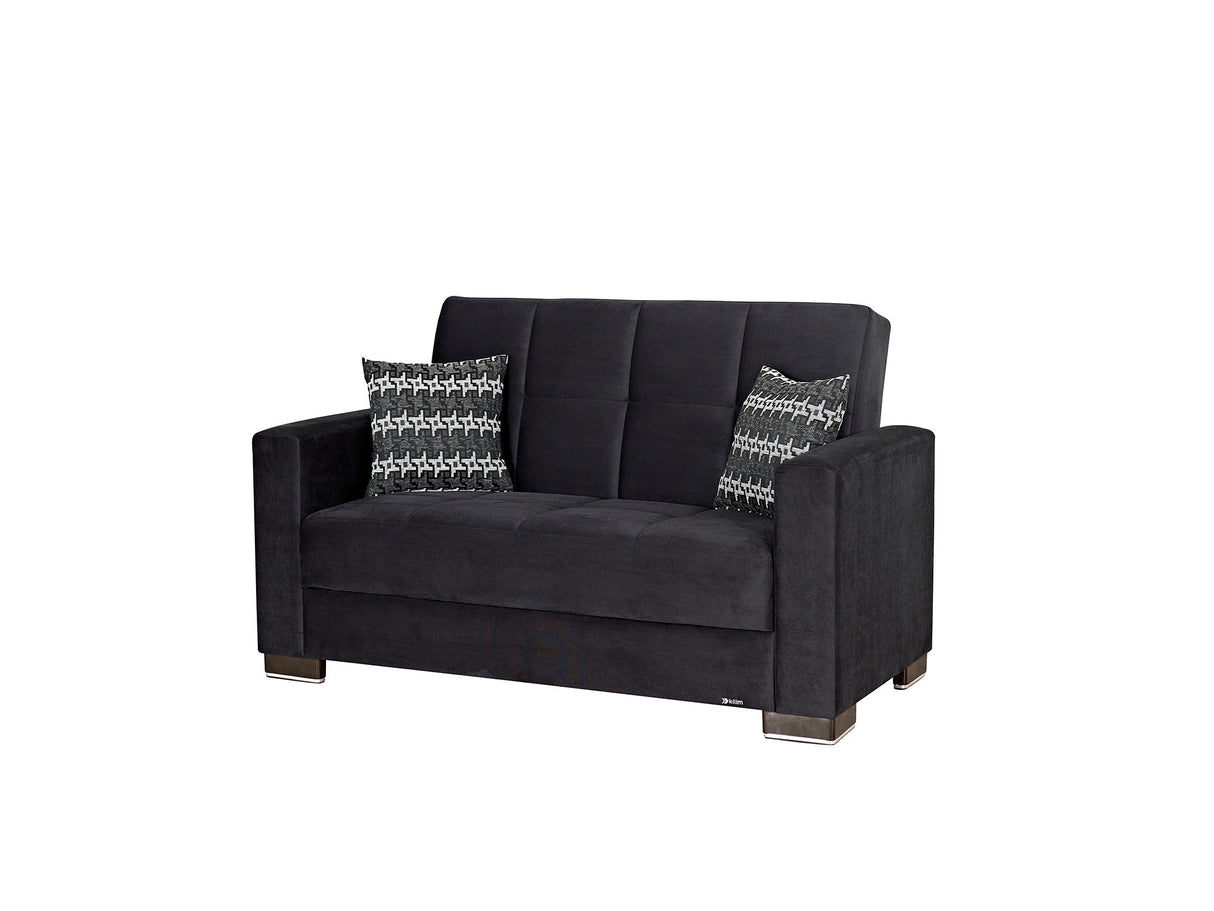 Ottomanson Armada - Upholstered Convertible Loveseat With Storage - Microfiber