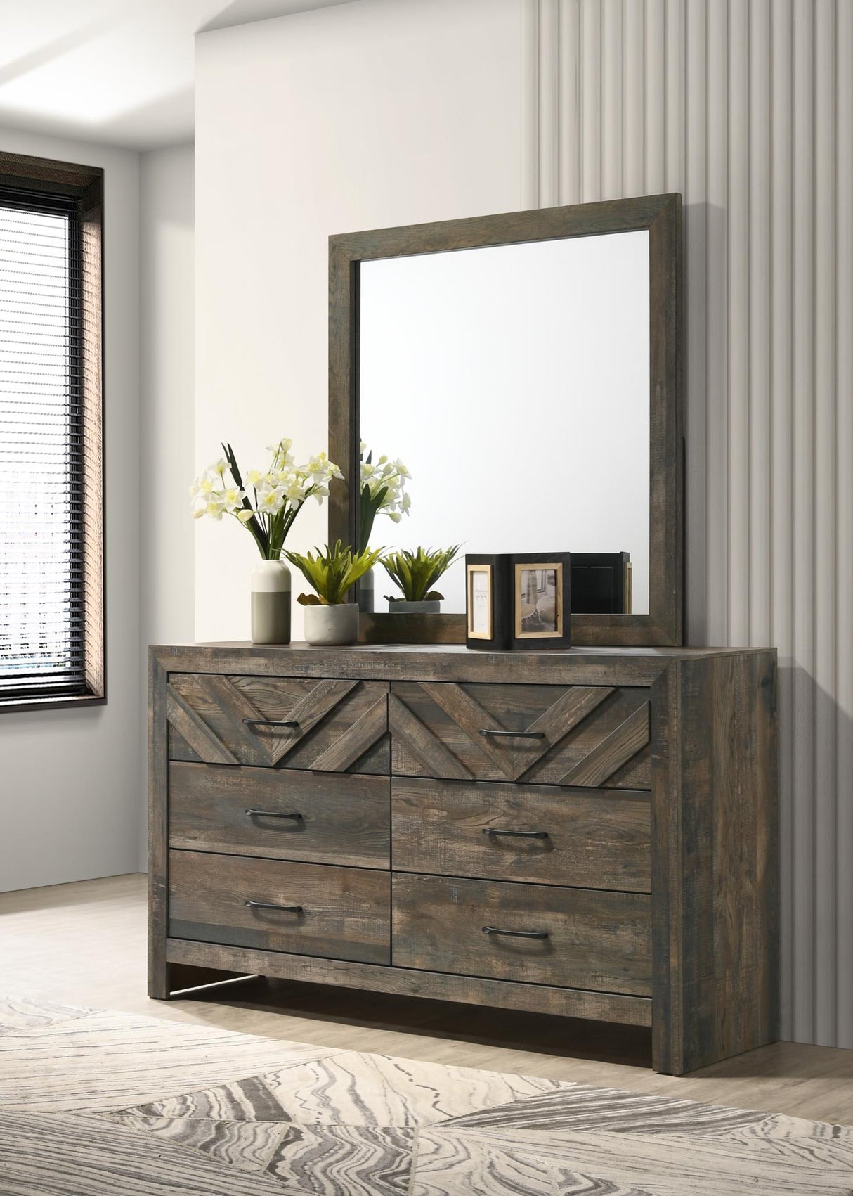 B500 - Dresser - Antique Brown