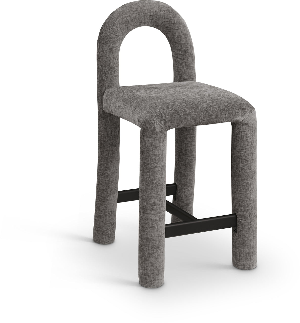 Amari - Chenille Fabric Stool