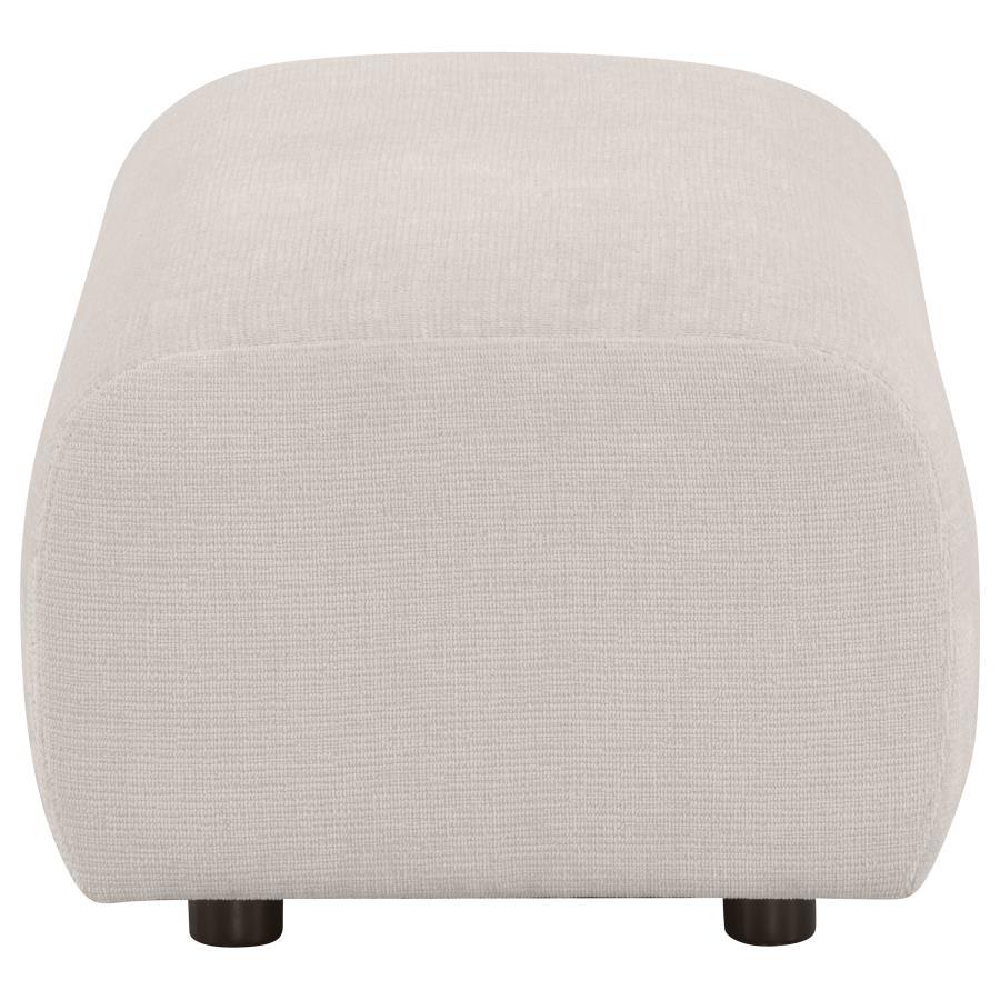 Burnett - Chenille Upholstered Ottoman