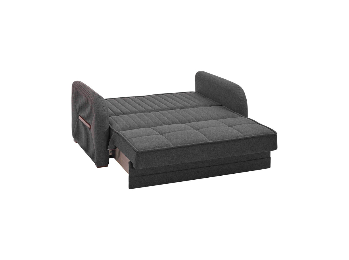 Ottomanson Speedy - Upholstered Convertible Loveseat With Storage