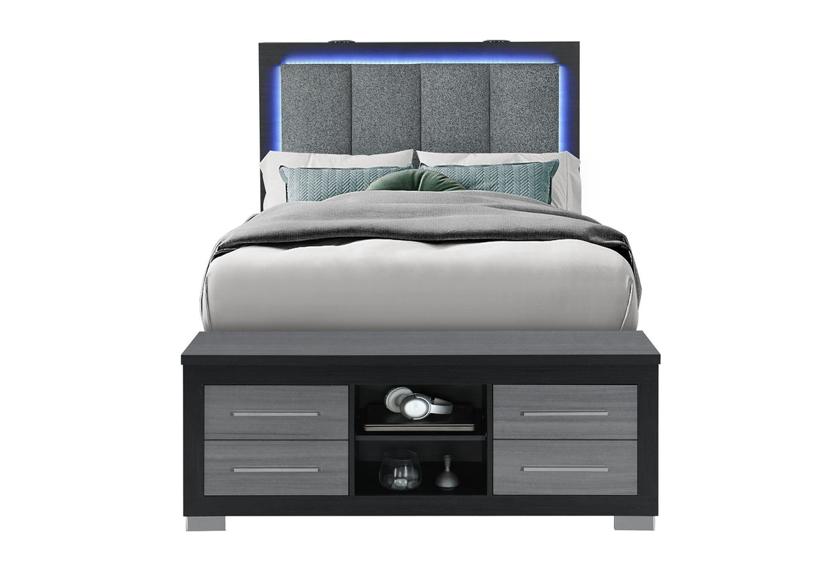 Madison - Full Storage Bed - Black