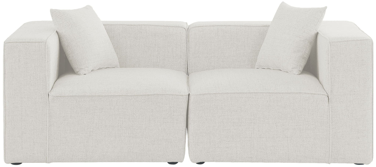 Cube - Linen Modular 2 Seat Sofa