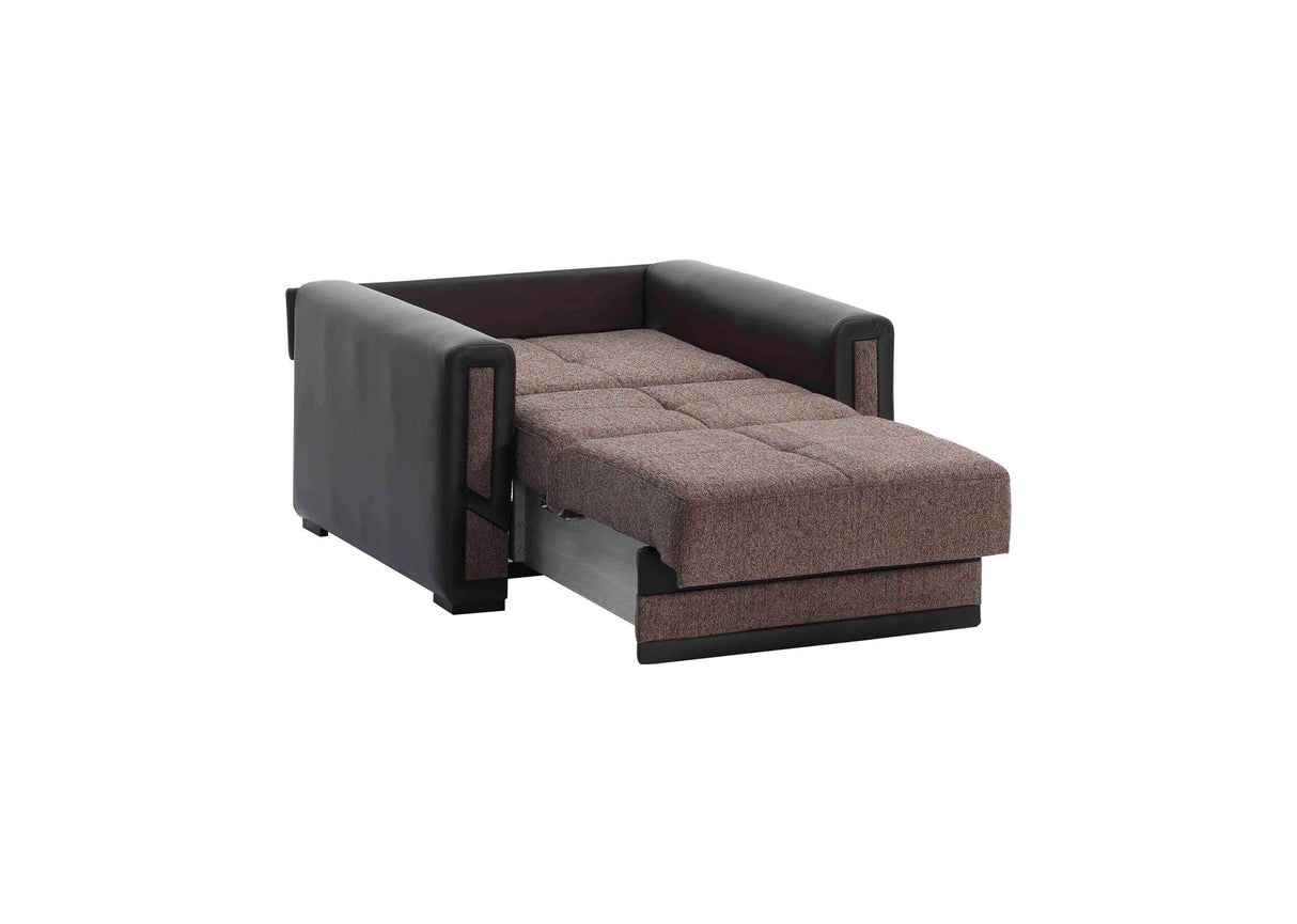 Ottomanson Mondomax - Upholstered Convertible Armchair With Storage