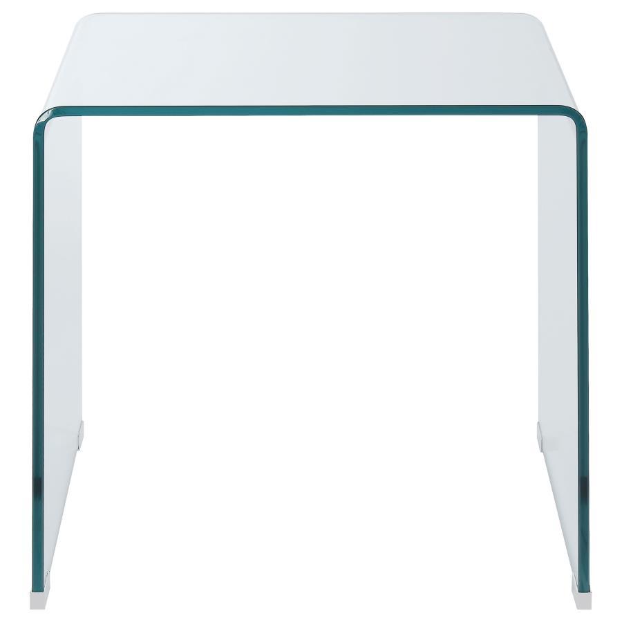 Ripley - Rectangular Tempered Bent Glass Table