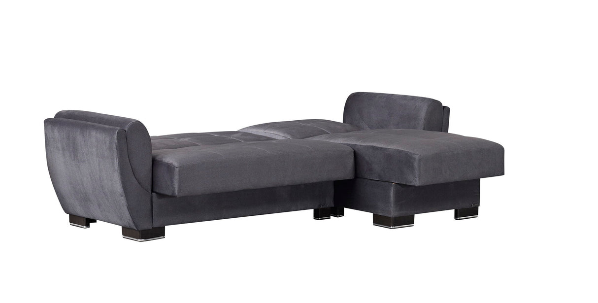 Ottomanson Armada Air - Upholstered Convertible Chaise Lounge With Storage - Microfiber