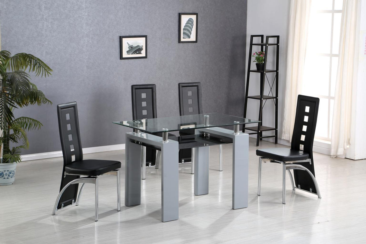 D311 - Chairs (Set of 4) - Gray