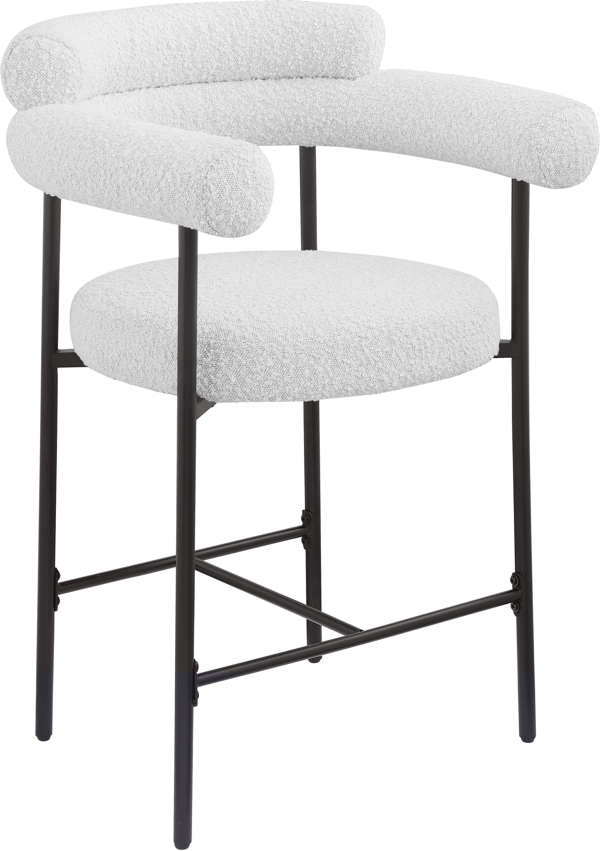 Blake - Counter Stool With Black Base (Set of 2)
