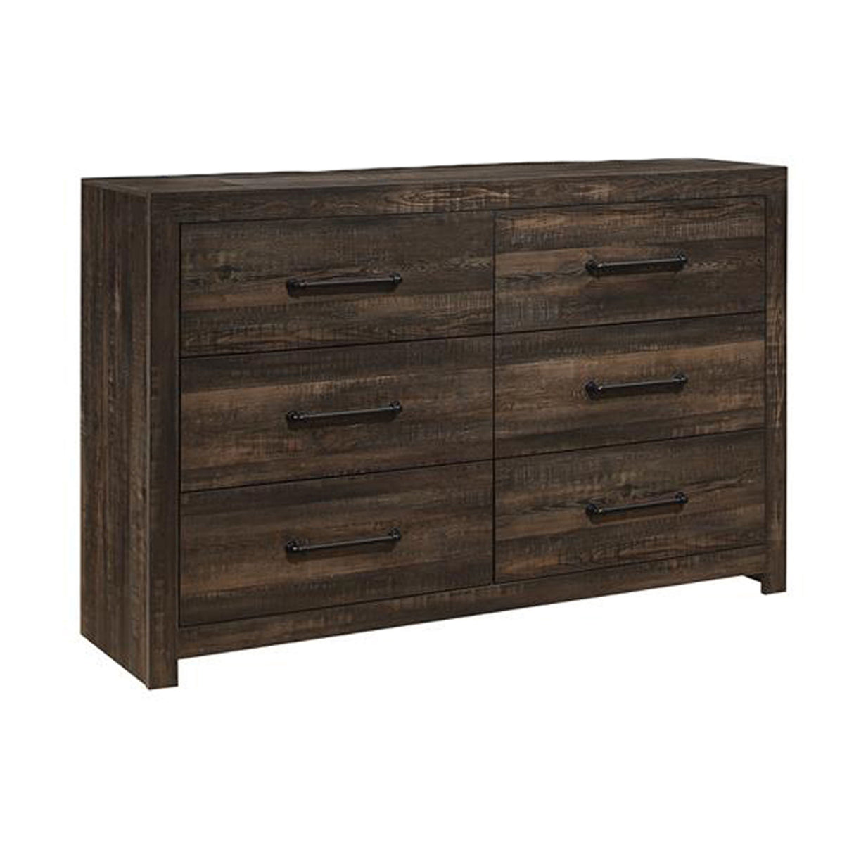 Monica - Dresser With Spacious Drawers Bar Handles - Dark Oak
