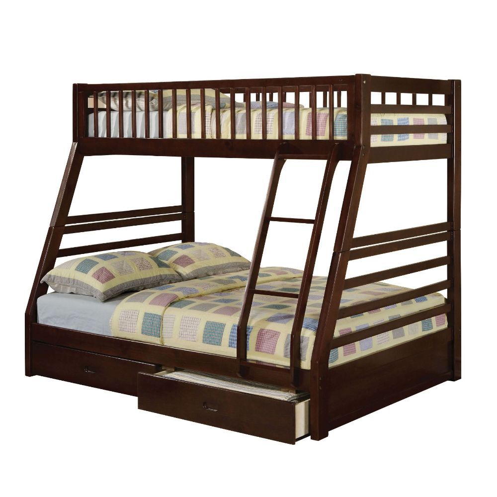 Jason - Twin Over Full Bunk Bed - Espresso