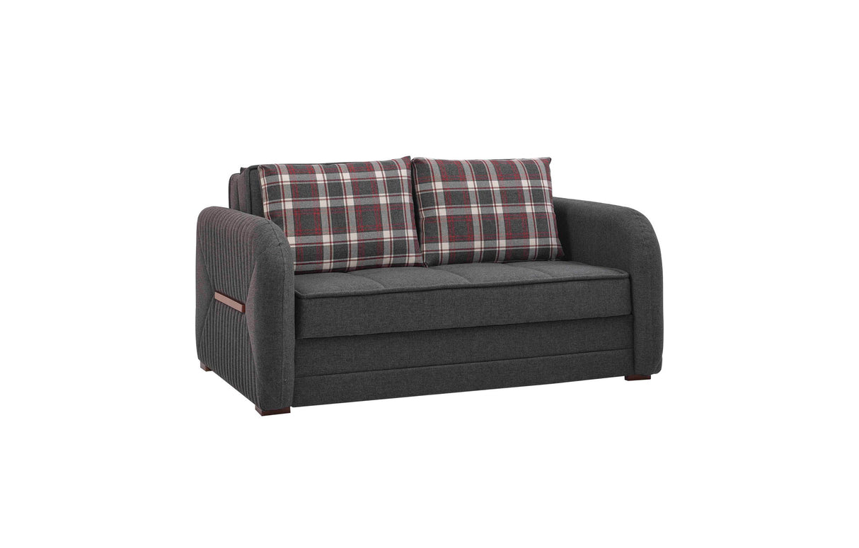 Ottomanson Speedy - Upholstered Convertible Loveseat With Storage