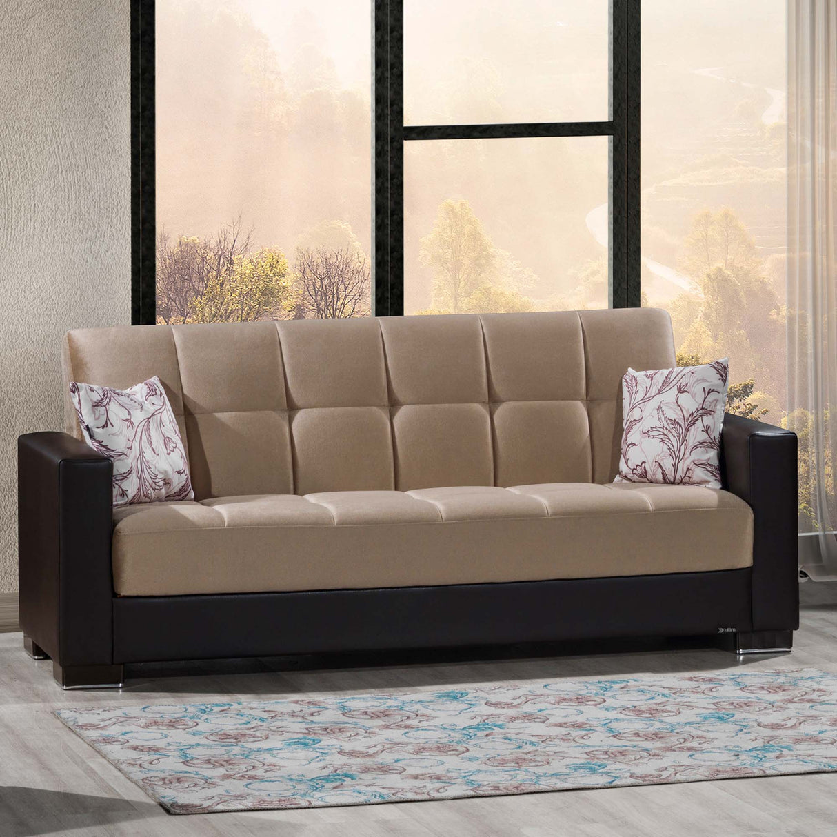 Ottomanson Armada - Upholstered Convertible Sofabed With Storage - Chenille
