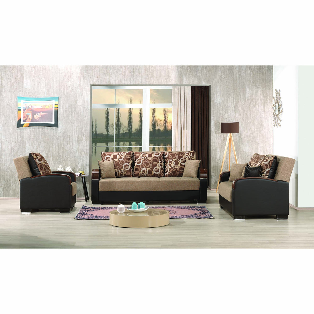 Ottomanson Mobimax - Upholstered Convertible Armchair With Storage