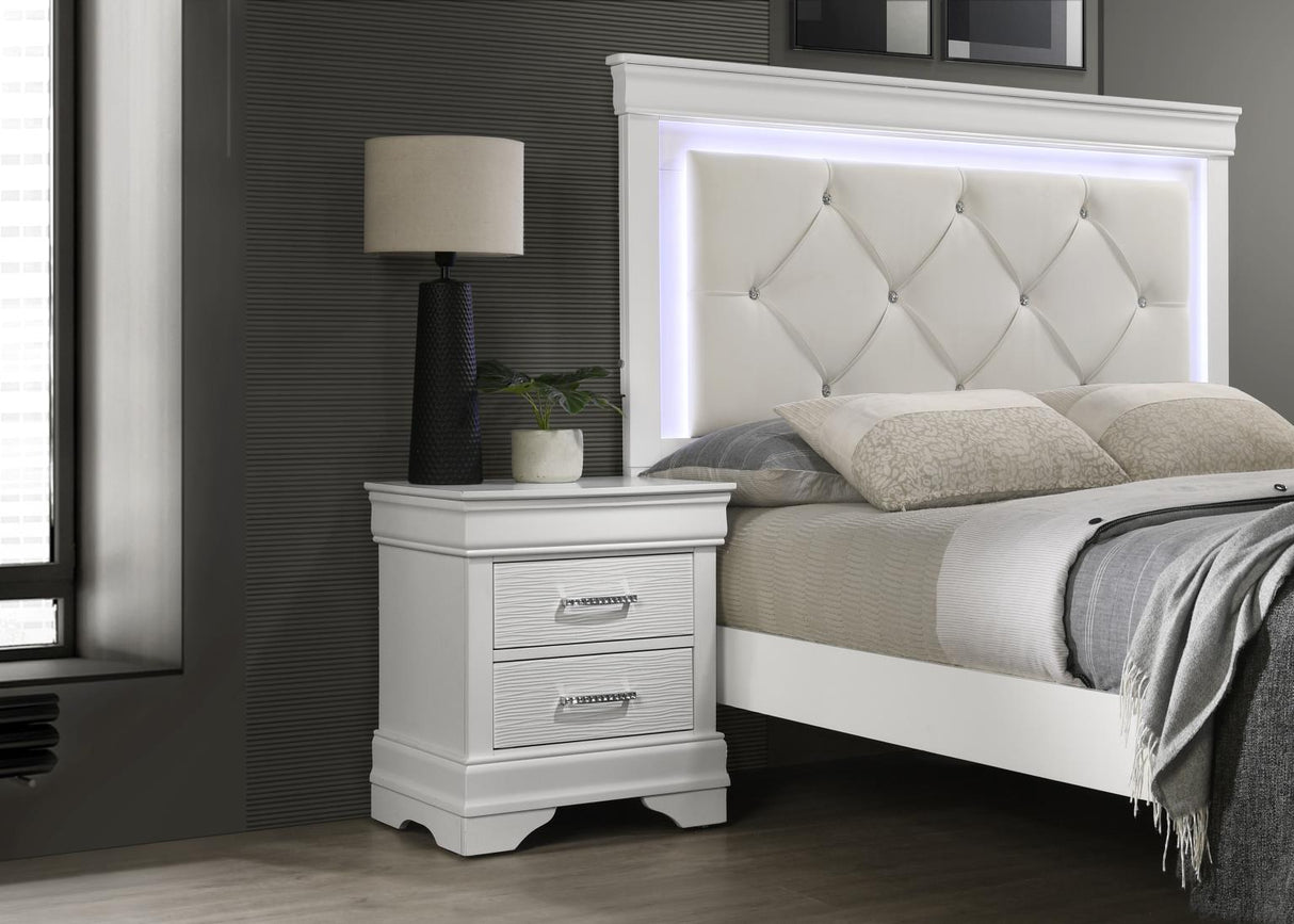 B396 - Nightstand - White