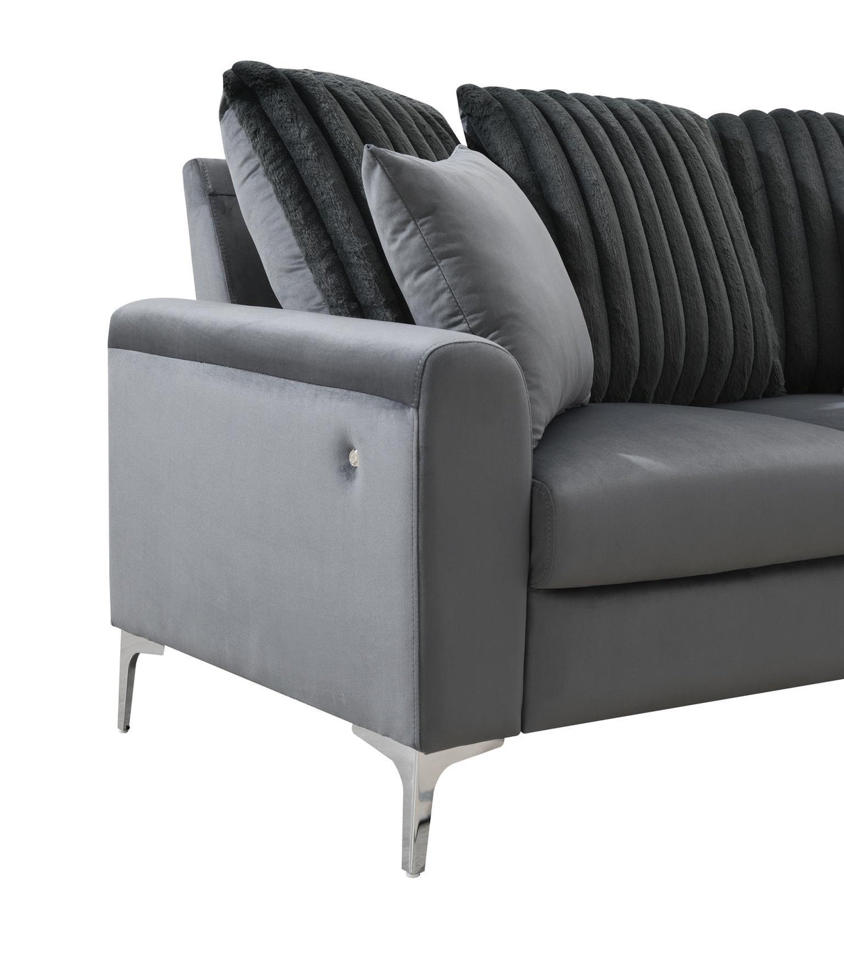 U481 - LED Loveseat - Gray