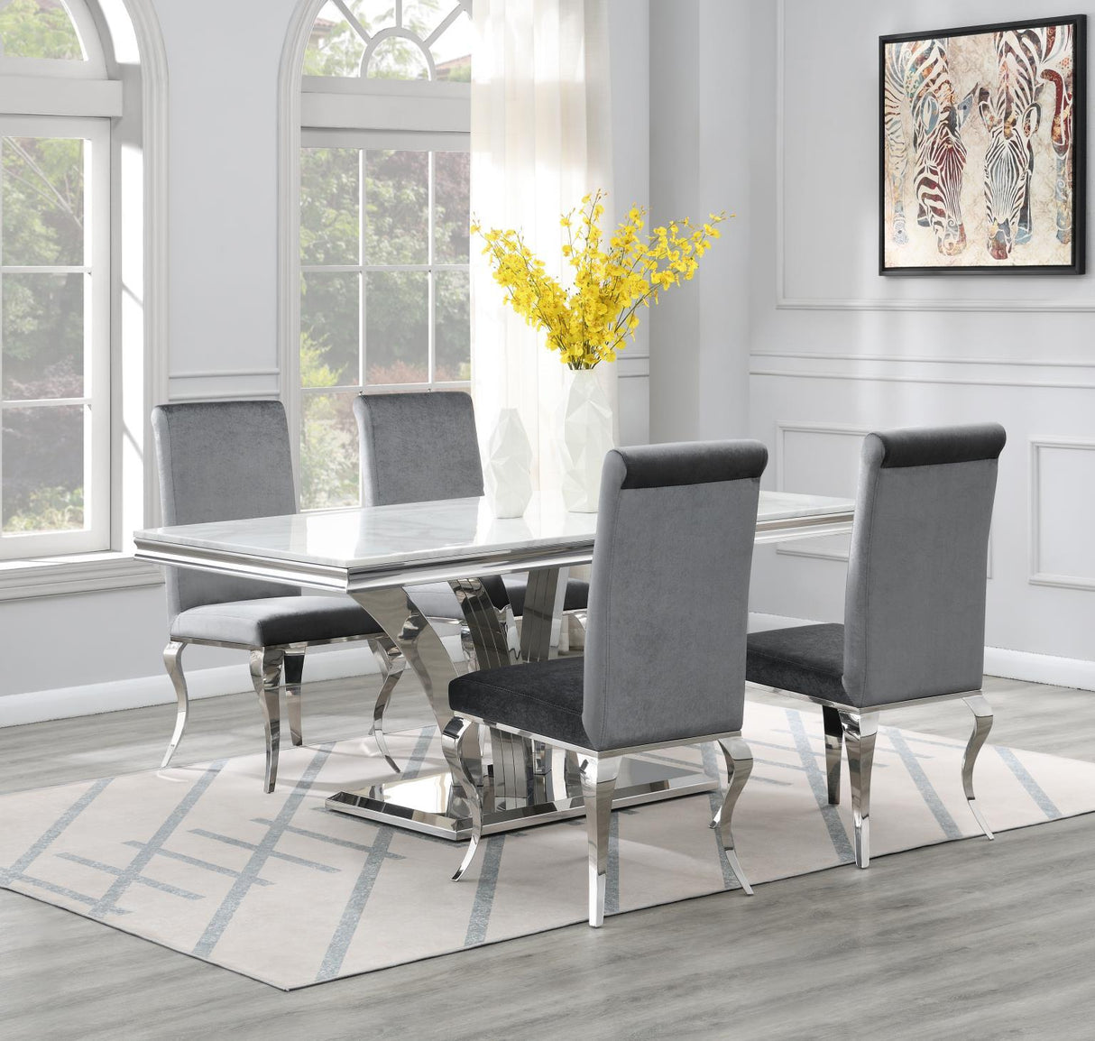 G-083-T-WHITE - Dining Room Set