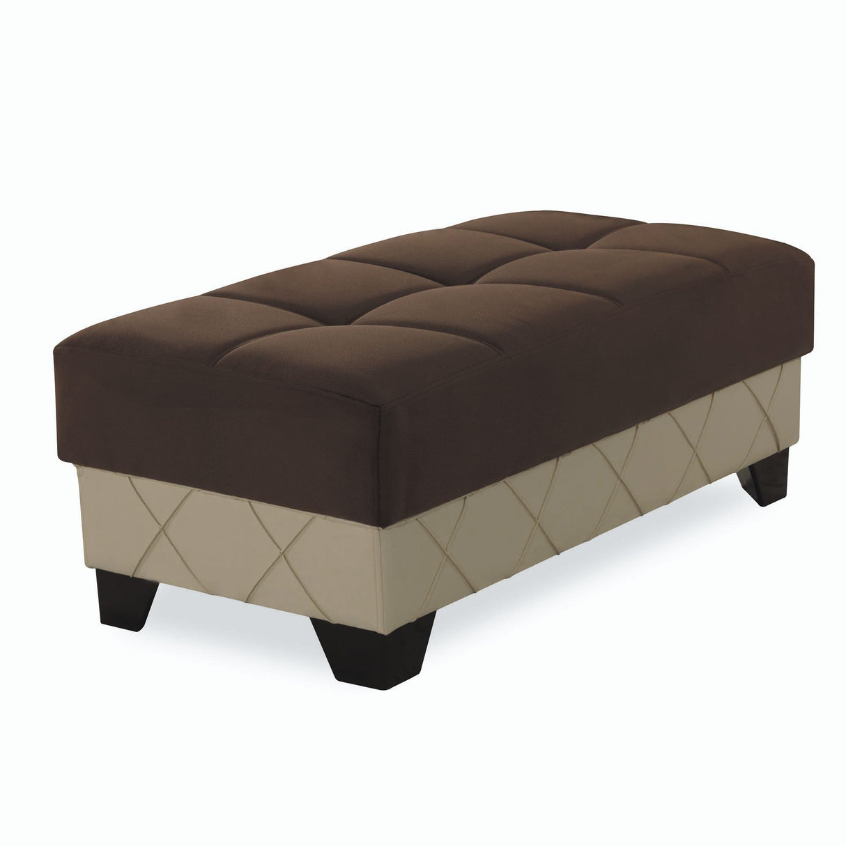 Ottomanson Molina - Upholstered Convertible Ottoman With Storage