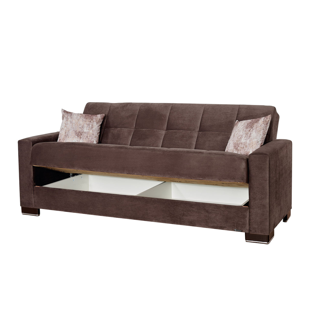 Ottomanson Armada - Upholstered Convertible Sofabed With Storage - Microfiber