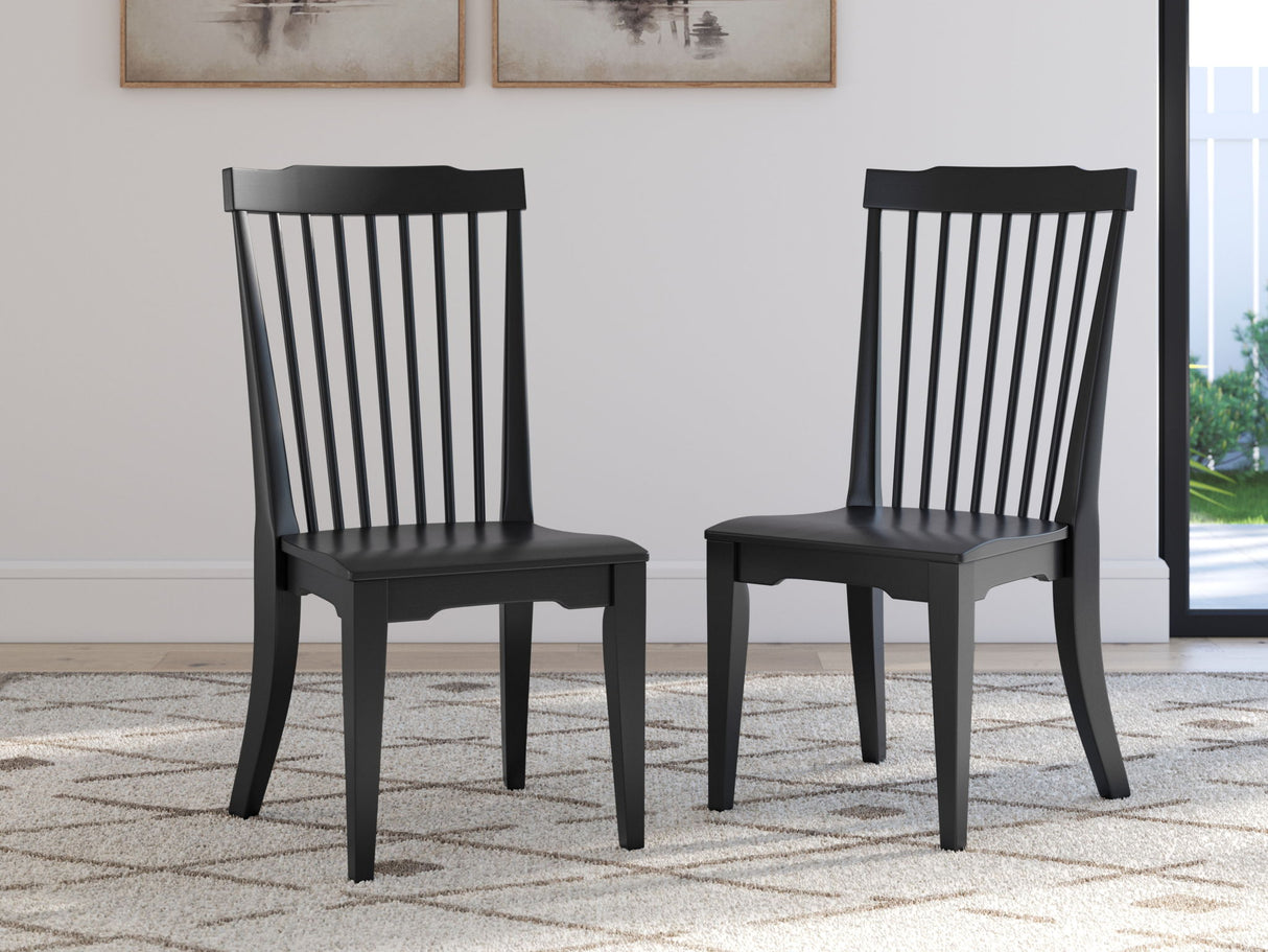 Brenkerton - Dining Room Side Chair (Set of 2) - Black