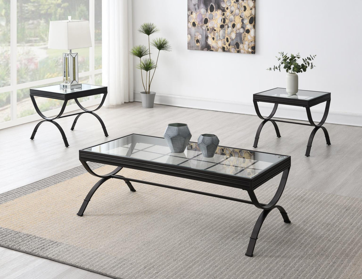 T287 - Coffee Table & 2 End Tables - Pepper