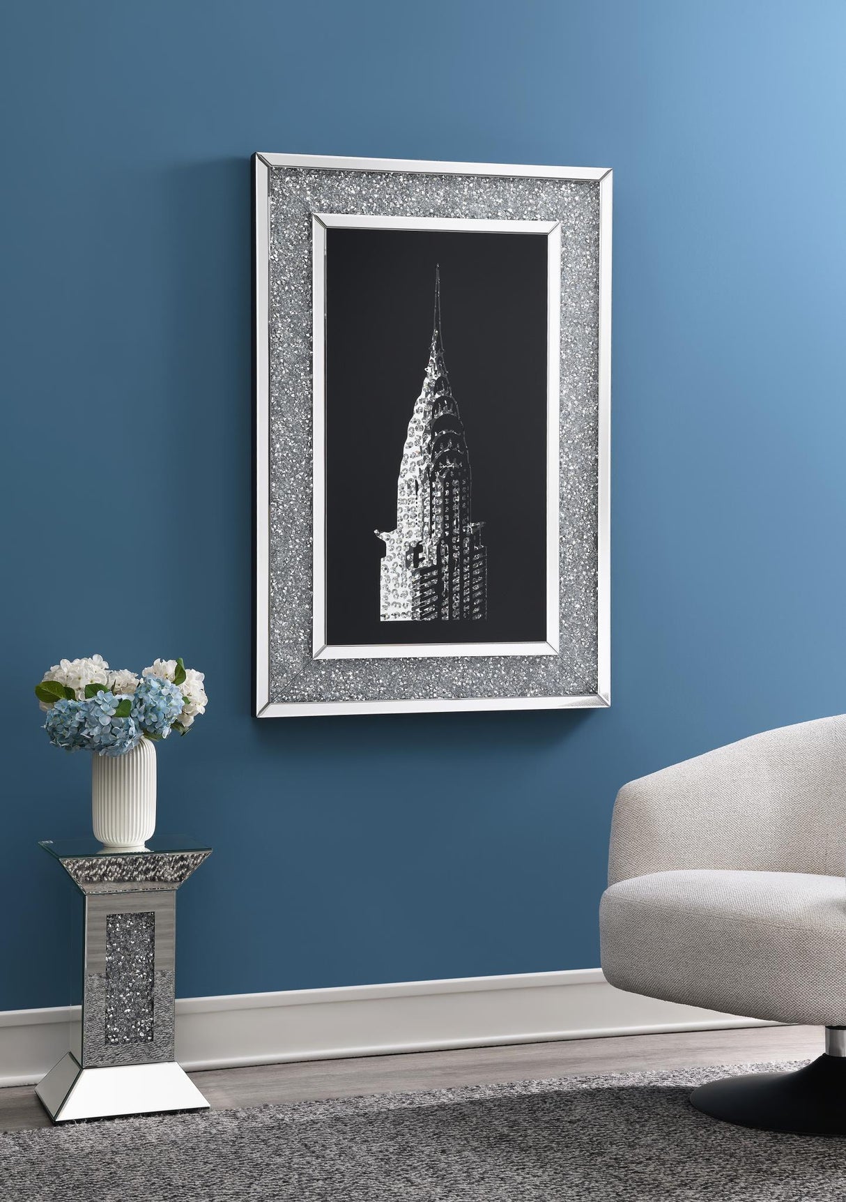 A2000 - LED Wall Art (Color Changing) - Pearl Silver