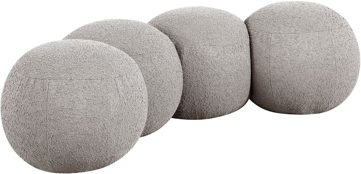 Apollo - Boucle Fabric Bench