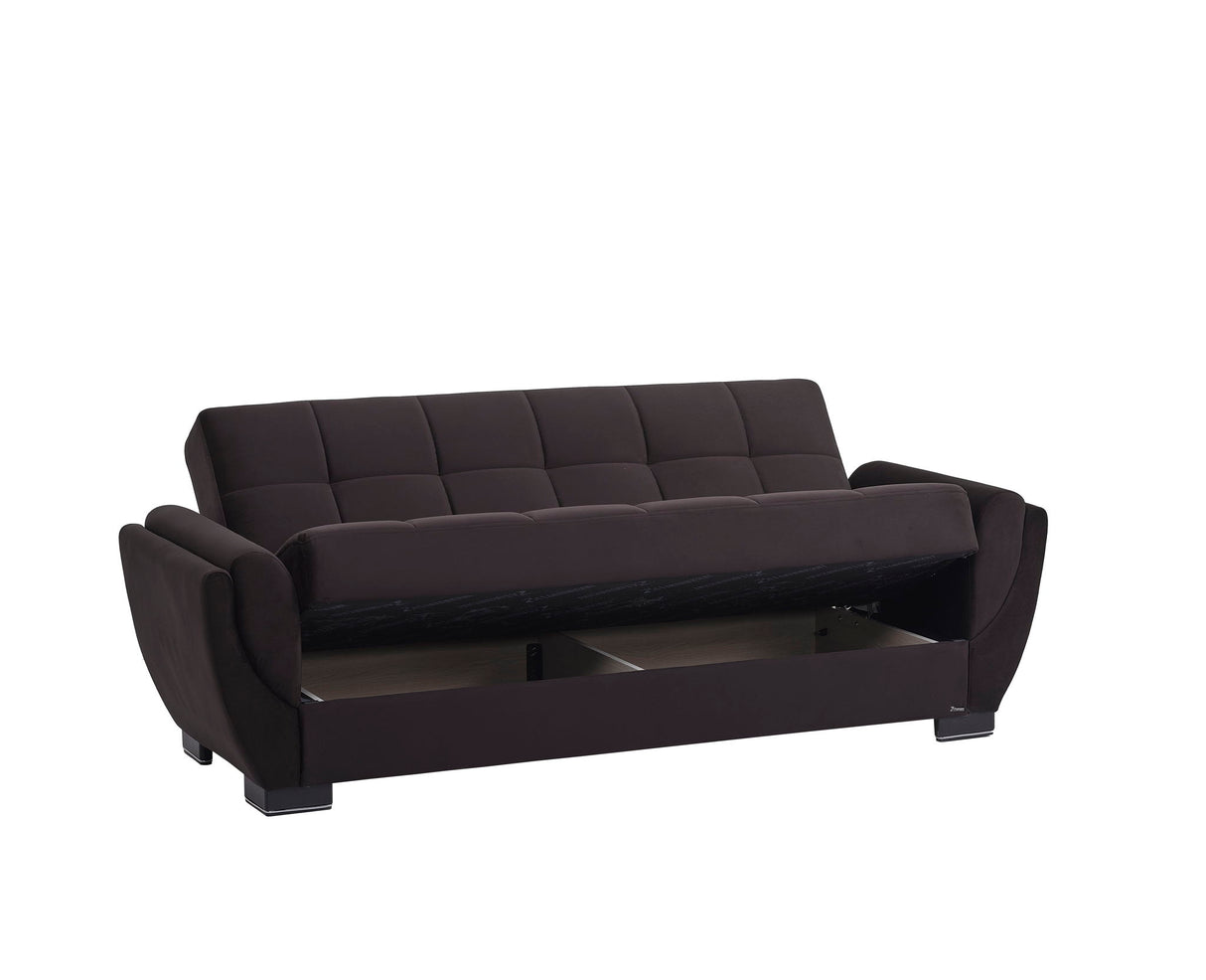 Ottomanson Armada Air - Upholstered Convertible Sofabed With Storage - Microfiber