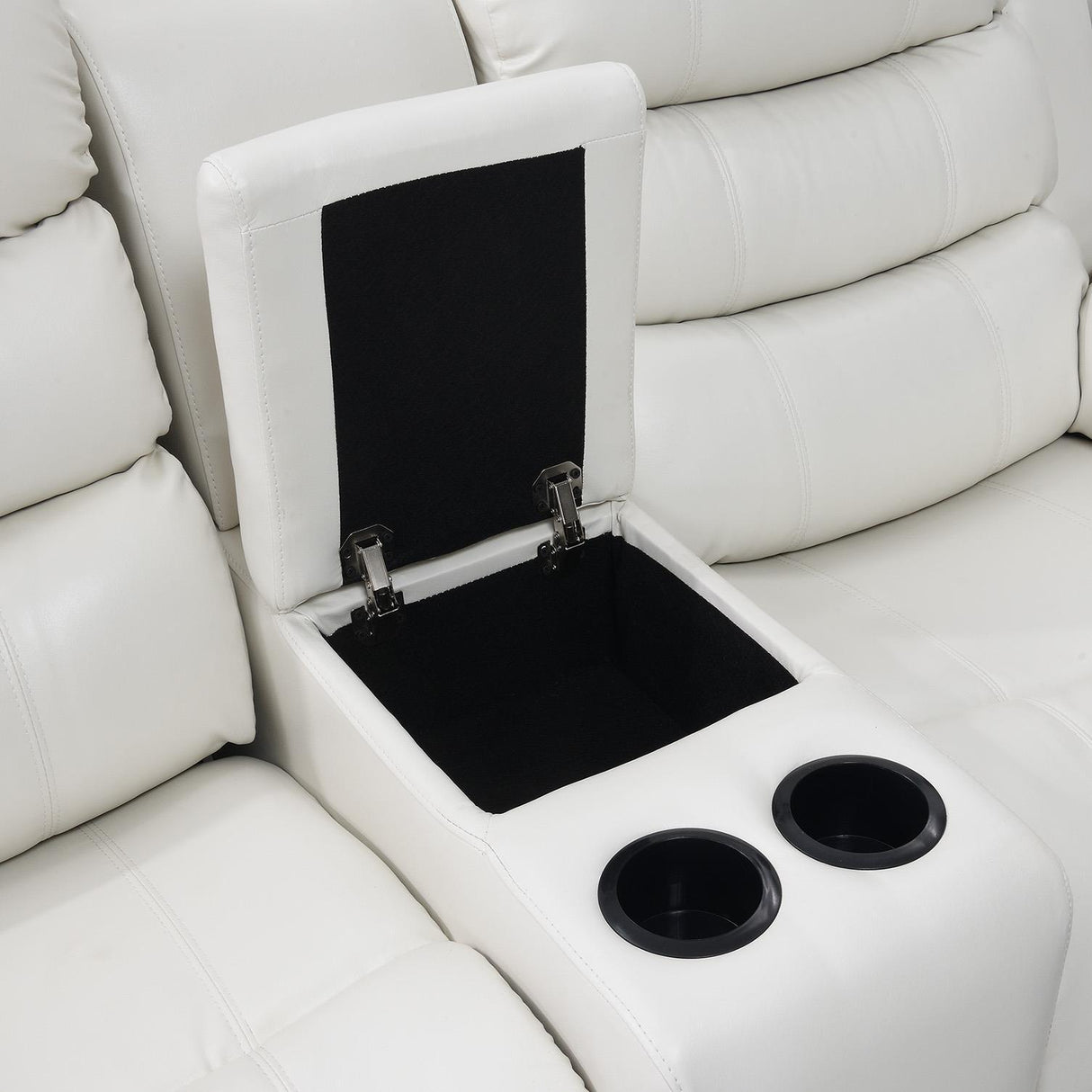 U157 - Motion LED Loveseat - White