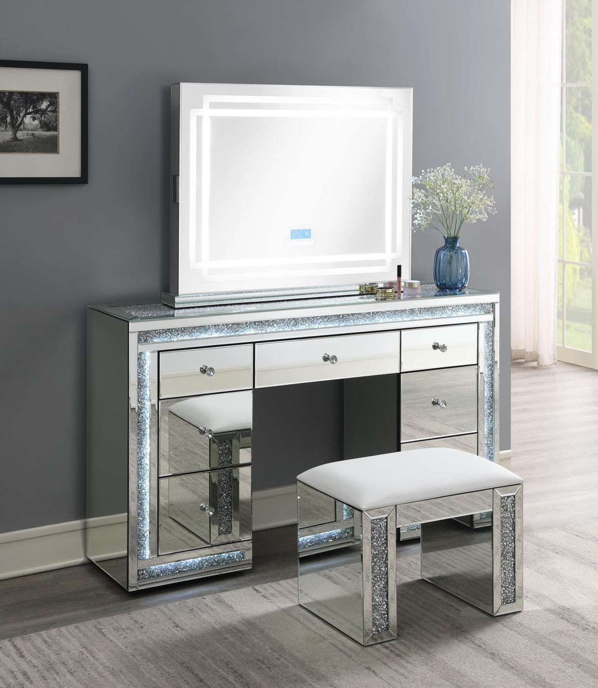 G-320 - Glamour Vanity - Pearl Silver