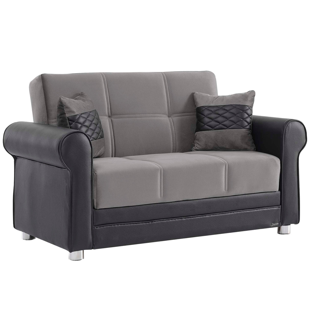 Ottomanson Avalon - Upholstered Convertible Loveseat With Storage